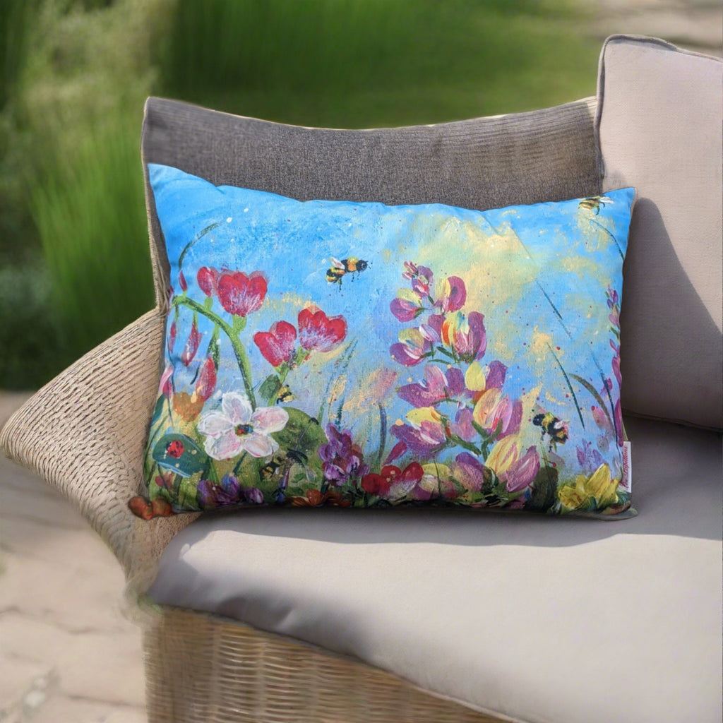 garden cushion by Les Papillons, Northern Ireland