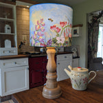 Load image into Gallery viewer, Happy Bumblebee Bees Irish Made Lampshade.
