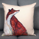 Load image into Gallery viewer, Fox and Bee Cushion
