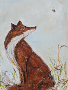 Original Painting: Hello Mr Fox