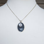 Load image into Gallery viewer, Moon and Ocean Painted Necklace
