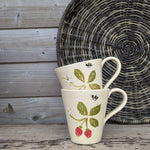 Load image into Gallery viewer, Strawberries and Bees Mugs
