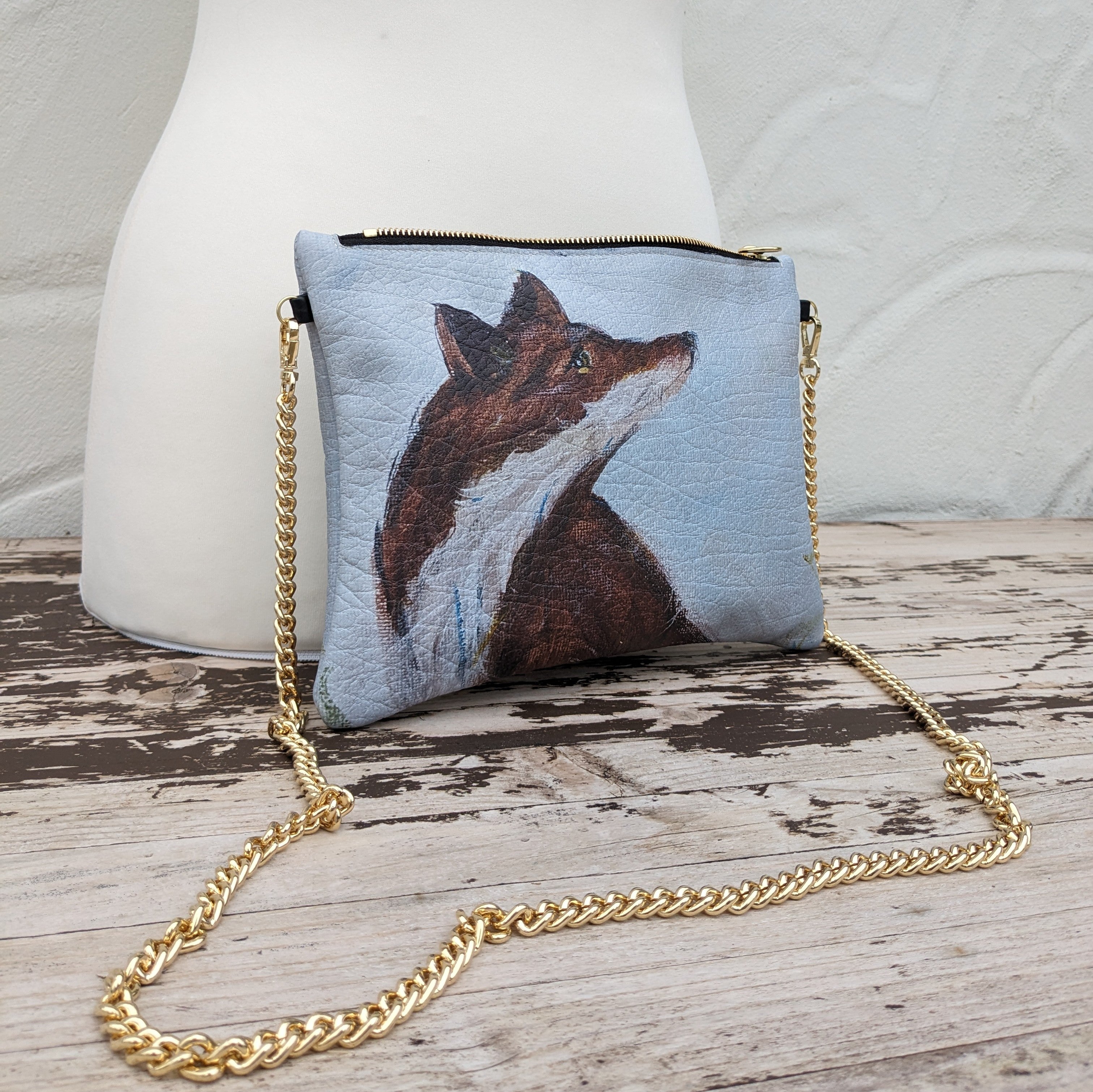 Fox Nappa Leather Handbag