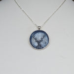 Load image into Gallery viewer, Stag in Moonlight Painted Necklace
