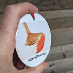Load image into Gallery viewer, Robin Christmas Ornament

