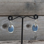 Load image into Gallery viewer, The Moon and The Sea Painted Earrings
