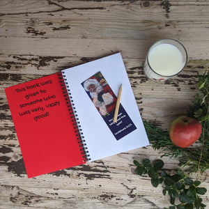 Santa Claus Notebook and Bookmark
