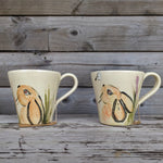 Load image into Gallery viewer, A Pair of Irish Made Hare Mugs
