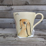 Load image into Gallery viewer, A pair of Handmade Hare Mugs

