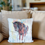 Load image into Gallery viewer, Horse Cushion (Dressage/Piaffe)
