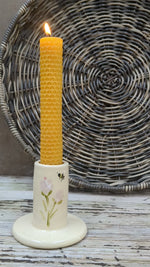 Load and play video in Gallery viewer, Lavender &amp; Bee Candle Stick/Bud Vase
