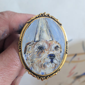 Commission a Brooch Pet Portrait