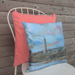 Load image into Gallery viewer, Devenish Island (Lough Erne, Co Fermanagh) Outdoor Cushion
