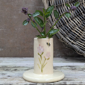 Lavender & Bee Candle Stick/Bud Vase