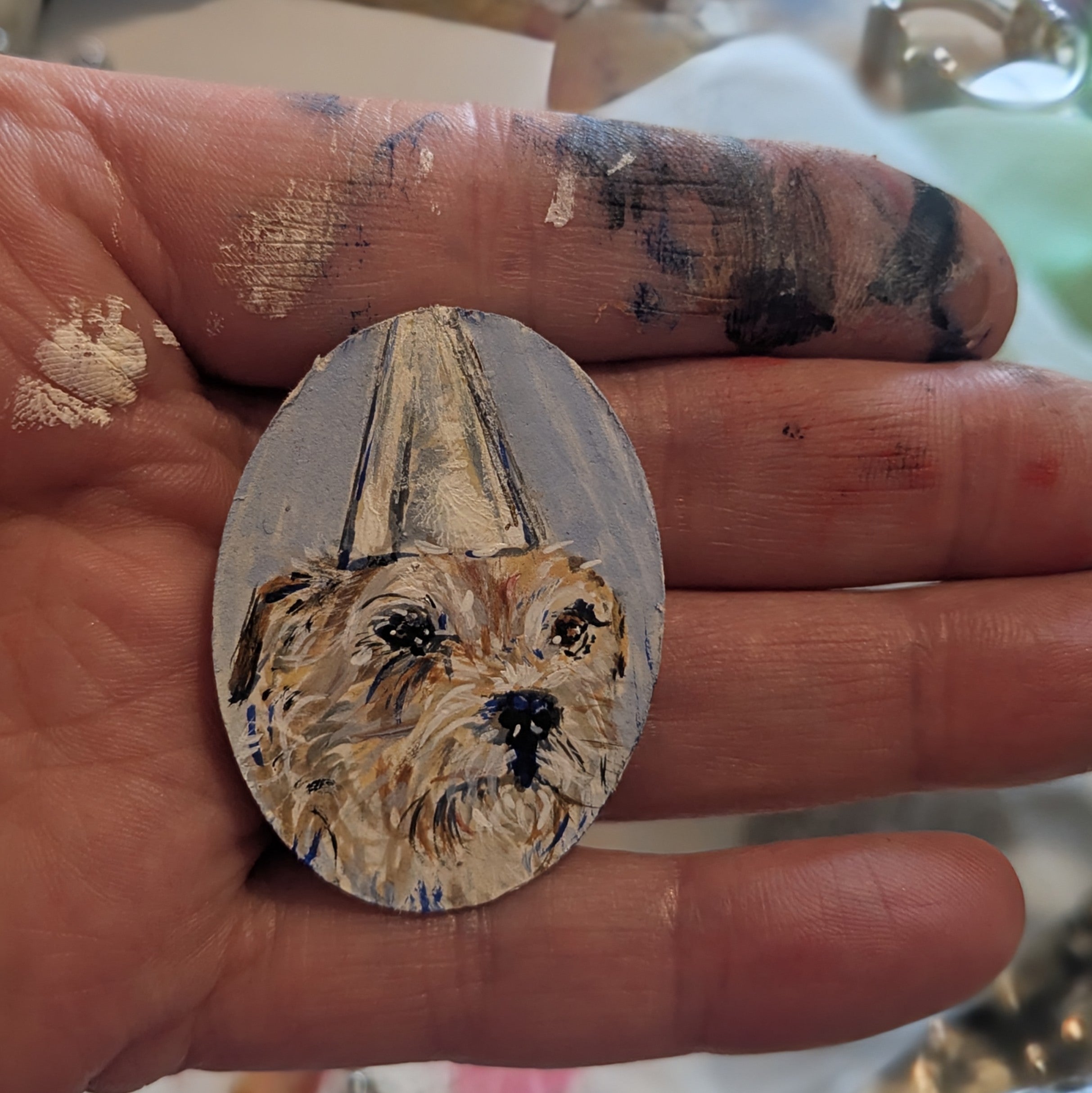 Commission a Brooch Pet Portrait