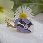 Load image into Gallery viewer, Painted Cow Earrings
