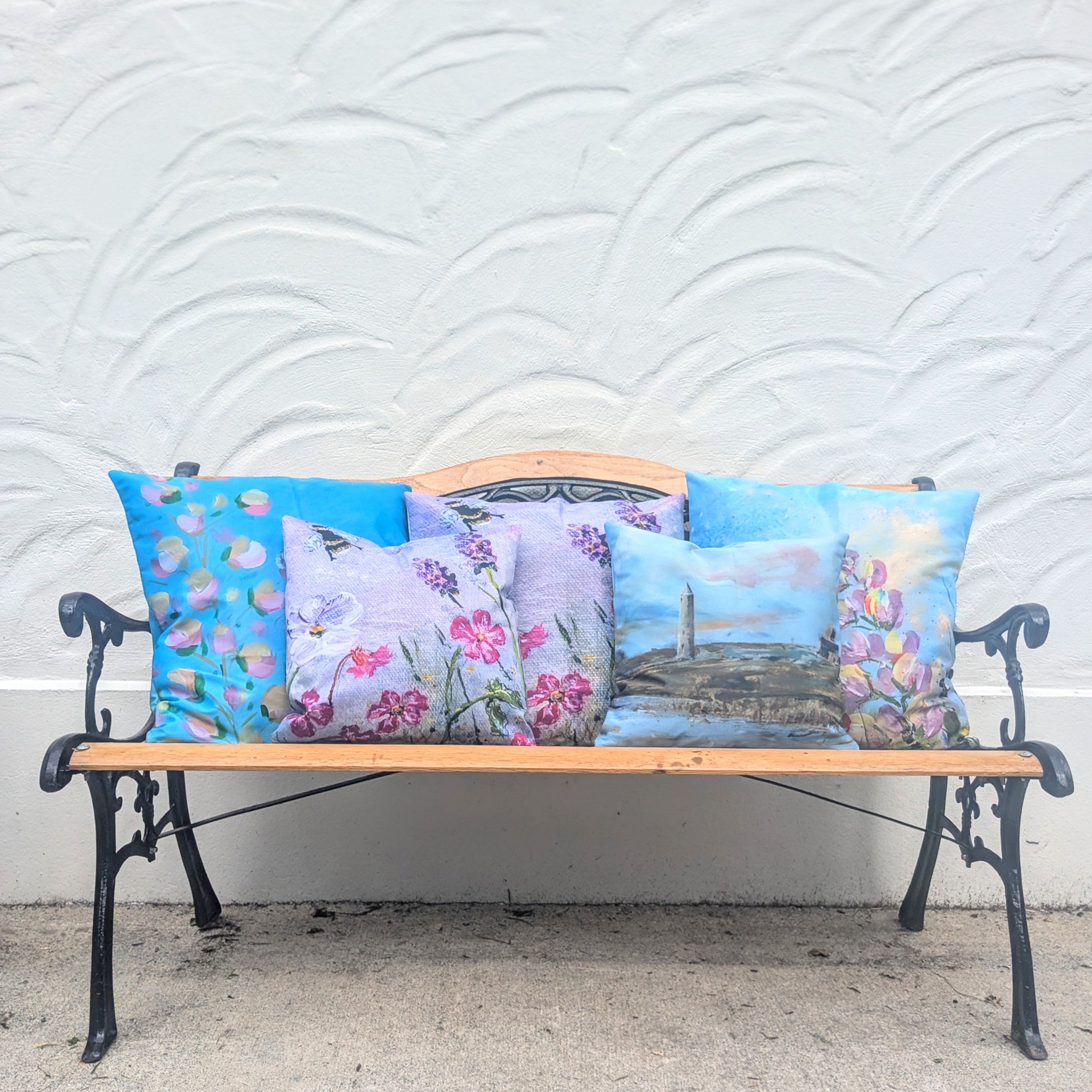 Devenish Island (Lough Erne, Co Fermanagh) Outdoor Cushion