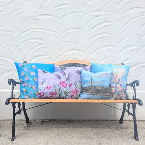 Devenish Island (Lough Erne, Co Fermanagh) Outdoor Cushion