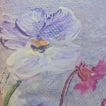 Load image into Gallery viewer, Lavender Cottage Garden &amp; Bee Outdoor Cushion
