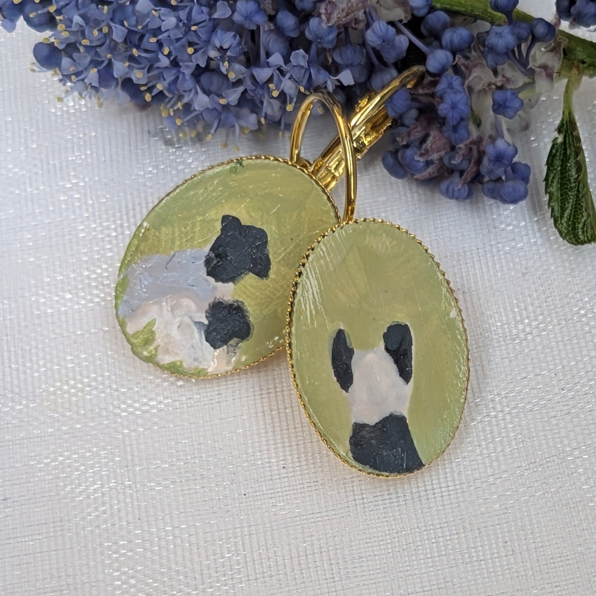 Collie & Lost Sheep Earrings
