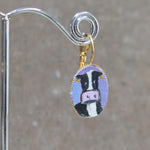 Load image into Gallery viewer, Painted Cow Earrings
