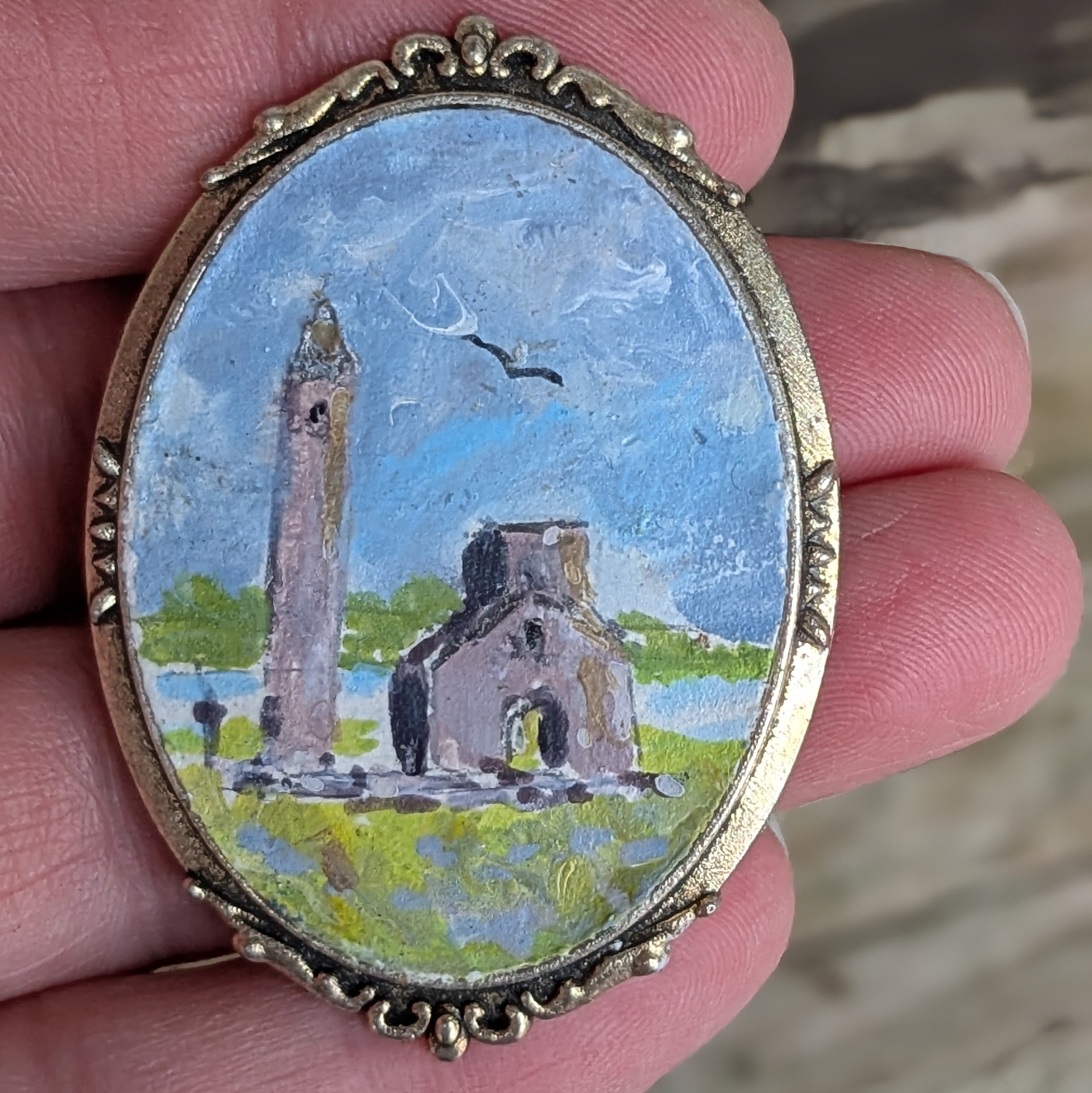 Devenish Island Brooch