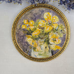 Load image into Gallery viewer, Marsh Marigold Painting (brooch)
