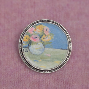 Bouquet of Peonies Brooch
