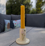 Load image into Gallery viewer, Lavender &amp; Bee Candle Stick/Bud Vase
