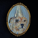 Load image into Gallery viewer, Commission a Brooch Pet Portrait
