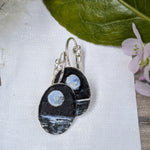 Load image into Gallery viewer, Painted Moon and Ocean Earrings
