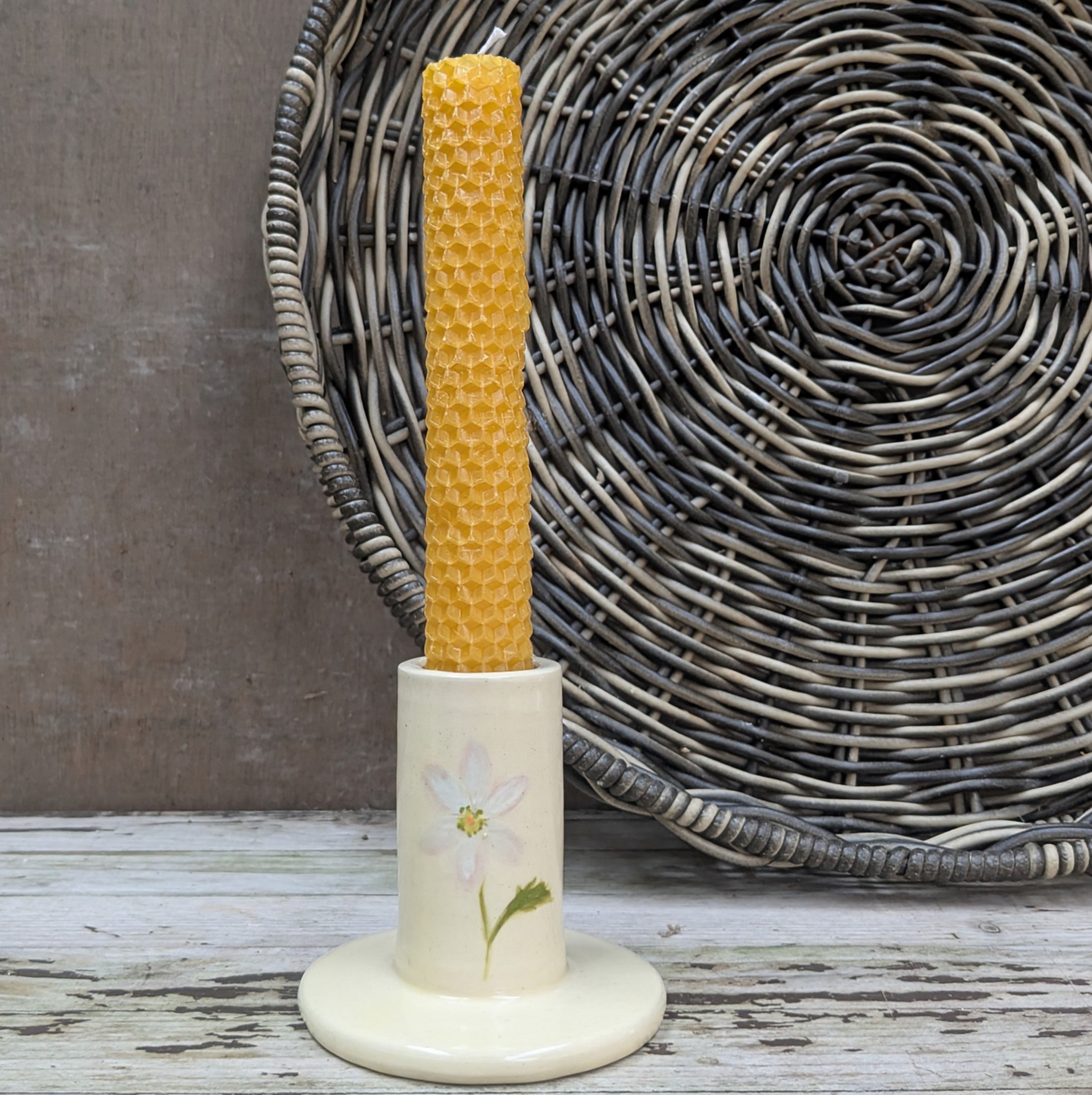 Daisy Candle Stick & Bud Vase