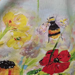 Load image into Gallery viewer, Bumble Bee Garden Shawl (cotton)
