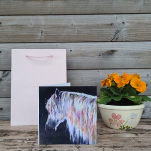 Horse Card and Poem (greedy mare)