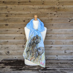Load image into Gallery viewer, Wishing Hares Cotton Lawn Shawl
